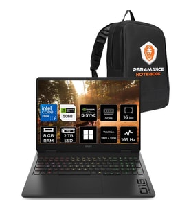 HP Omen 16 Core 7 250H Rtx 5060 8gb 8gb Ram 2tb SSD 16" Wuxga 165Hz WIN11 Pro BQ9A9EAP304 Gaming Laptop + Per4 Çanta