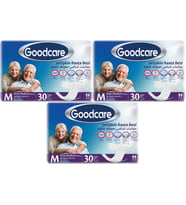 Goodcare Hasta Bezi Yetişkin Bel Bantlı Tekstil Yüzey M Medium - Orta 90 Adet (3PK*30)