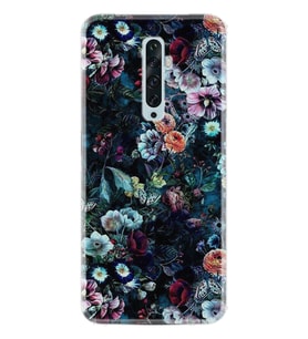 Oppo Reno 2Z 4 Lite 4 Pro 5 6 7 A31 Kılıf Desemli Silikon Great Flowers 1304