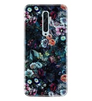 Oppo Reno 2Z 4 Lite 4 Pro 5 6 7 A31 Kılıf Desemli Silikon Great Flowers 1304