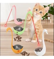 Kuğu Şeklinde Lazerli Kedi Oyuncağı (Çok Renkli)