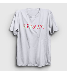 Presmono Unisex Beyaz Redrum Film The Shining T-Shirt 254438tt (Beyaz)