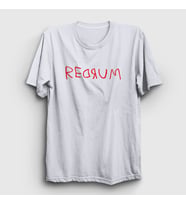 Presmono Unisex Beyaz Redrum Film The Shining T-Shirt 254438tt (Beyaz)