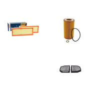 Bosch Filtre Bakım Seti Mercedes SL R230 2002-2012 280 - 300 - 320 - 500 Hava + Yağ f. + Polen Filtre Kraftvoll