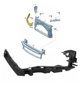 Seat Leon Sağ Far Alt Braketi 2013 Sonrası 5F0807572B