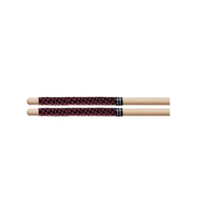 Promark SRCR Baget Grip Bandı (Kırmızı/Siyah) Kaydırmaz Bant - Konforlu Tutuş - Terletmez