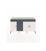 Kronos Konsol 2 Raflı 5 Çekmeceli 3 Kapaklı 176x59x99 Aytaşı-Aytaşı/Antrasit