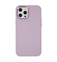 iPhone 12 Pro Max Kılıf Asya Deri Silikon - Lila