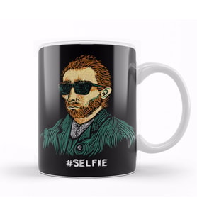 Van Gogh Master Of The Selfie Kupa Bardak Porselen