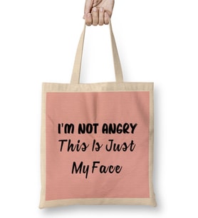 Sarcasm Funny Comment Quotes Gift - Sarcastic Women And Men Humorous Saying Bez Çanta Uzun Saplı