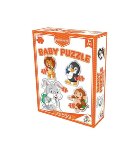 Laço Kids Baby Bebek Puzzle Hayvanlar Seti 4'lü LC7225