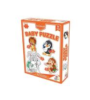 Laço Kids Baby Bebek Puzzle Hayvanlar Seti 4'lü LC7225
