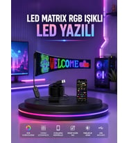 Rgb Led Panel Renkli Işık Efektli Dekoratif Aydınlatma