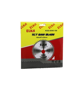 ELKA 0048-190 190 X 40T X 30MM AĞAÇ SUNTA KESİCİ DİSK (5343)