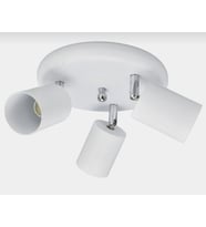 MYLİGHTS  SPOR MODERN ÜÇLÜ LED AVİZE SPOT PLOFONYER HAREKETLİ AVİZE (Beyaz)