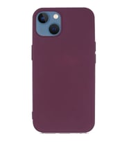 Apple iPhone 13 6.1'' İnce Mat Silikon Kılıf Mor
