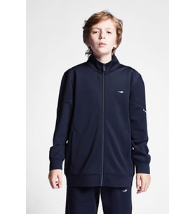 Çocuk Fermuarlı Sweatshirt 25S-3249-25B (Lacivert)