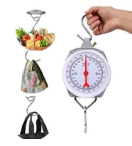 100 kg Kapasiteli Askılı Terazi - Dayanıklı, Net Kadranlı, Çift Ölçü Birimli, Endüstriyel ve Dış Mek
