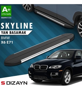 S-Dizayn Bmw X6 E71 Skyline Krom Yan Basamak 193 Cm 2008-2014 A+ Kalite