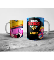 Pixxa  Brawl Stars JACKY Kişiye Özel İsimli Kupa Bardak