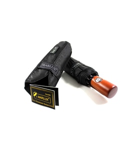 Wood Series Tam Otomatik Unisex Şemsiye, şık ve dayanıklı tasarım