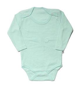 Unisex Raporlu Su Yeşili Uzun Kollu Çıtçıtlı Zıbın