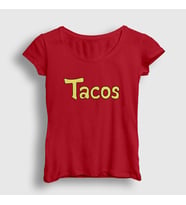 Presmono Kadın Kırmızı Tacos Anime Dragon Ball T-Shirt 237199tt