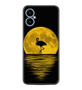 X5 Kılıf Silikon Desen Özel Seri Ay Ve Flamingo 1775