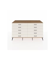 Kronos Konsol 10 Çekmeceli  176x59x99 Antrasit-Çam/Aytaşı