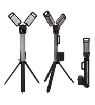 Kress KUF09.9 20Volt 2000/4500 Lümen Profesyonel Kule Tipi Teleskopik Katlanabilir LED Projektör (Akü Dahil Değildir)
