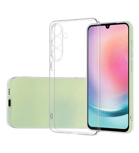 Samsung Galaxy S24 Kılıf Şeffaf Silikon Hibrit Case Kapak (Renksiz)