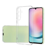 Samsung Galaxy S24 Kılıf Şeffaf Silikon Hibrit Case Kapak (Renksiz)