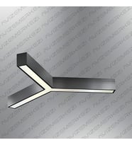 D-9012-1S Y Linear Aydınlatma Modern Led Avize