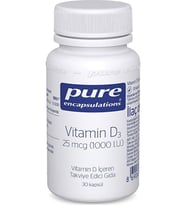 Pure Encapsulations Vitamin D3 25 Mcg 1000 Iu 30 Kapsül