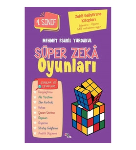 Zeka Geliştirme Kitapları Süper Zeka Oyunları 4.Sınıf