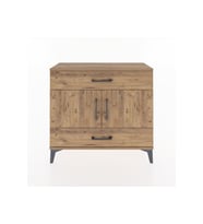 Arges Şifonyer 2 Raflı 2 Çekmeceli 2 Kapaklı 88x30x80 Çam-Çam