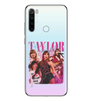 Redmi Note 8 Uyumlu Taylor Swift Desenli Şeffaf Telefon Kılıfı