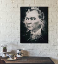 BK Home Atatürk Tasarımlı Kanvas Tablo-39