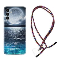 Samsung A23 A31 A32 A50 A51 A52 A53 A70 Kılıf Boyun Asklı Rasta Silikon Great Moon 1301
