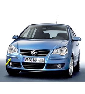 VW Polo 2005-2009 Ön Tampon Sağ Köşe Bandı Çıtası Plastiği 6Q0807718A