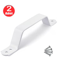 Sürme Kapı Çekme Kulbu 17cm Metal El Tutamağı Tutma Kolu Tutunma Barı Kulp -2 Adet