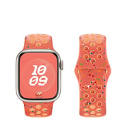 Apple Watch 38mm Uyumlu Kordon Silikon Esnek Yumuşak Delikli Spor KRD-02 Kayış