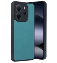 Redmi Note 14 4G Şık ve İnce Pu Deri Nexa Premium Kapak (Açık Yeşil)