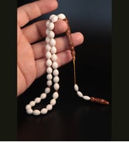 Orjinal Deve Kemiği Kuka İmameli Arpa Kesim 33 lük TESBİH (Kemik)