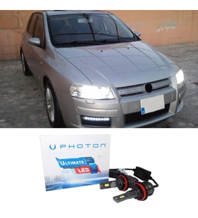 Fiat Stilo Led Xenon Uzun Far Ampulü H1 Ultimate 9500 Lumens Yeni Seri Beyaz