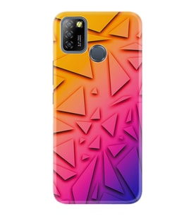 INFINIX Smart 4 5 6 Zero 8 S5 Pro Kılıf Desemli Silikon Üçgenler 1635