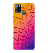 INFINIX Smart 4 5 6 Zero 8 S5 Pro Kılıf Desemli Silikon Üçgenler 1635