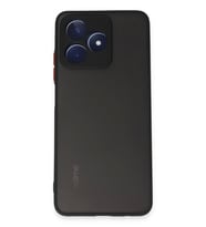 Newface Realme C53 Kılıf Montreal Silikon Kapak - Siyah