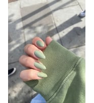 Green Yeşil Takma Tırnak Seti + Sıvı Yapıştırıcı