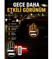 A Kalite Uzaktan Kumandalı LED Park Uyarı Işığı El Figürlü Model